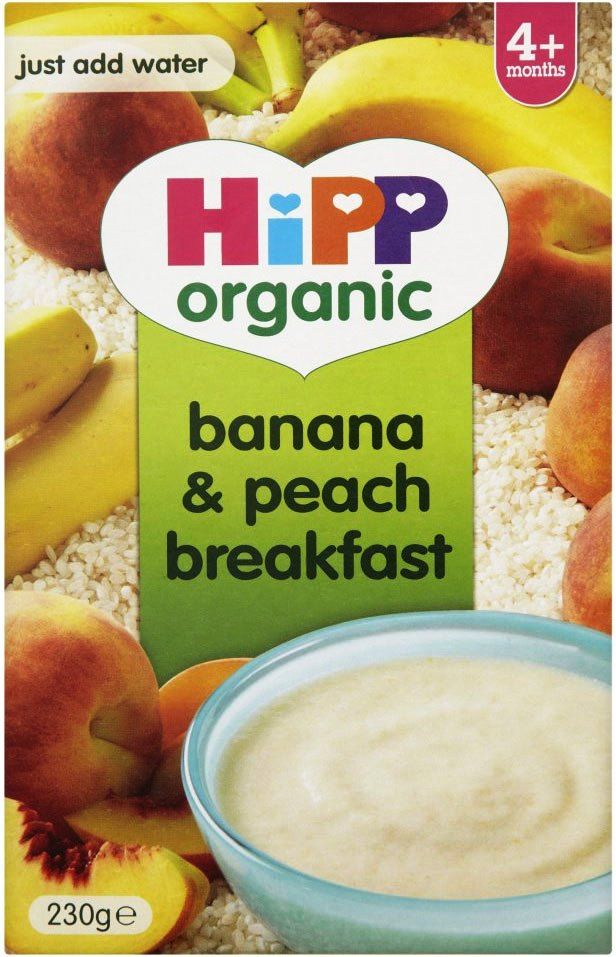 Hipp banana and sales peach breakfast